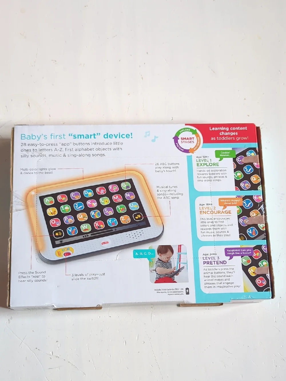 New Fisher-Price Laugh & Learn Smart Stages Tablet